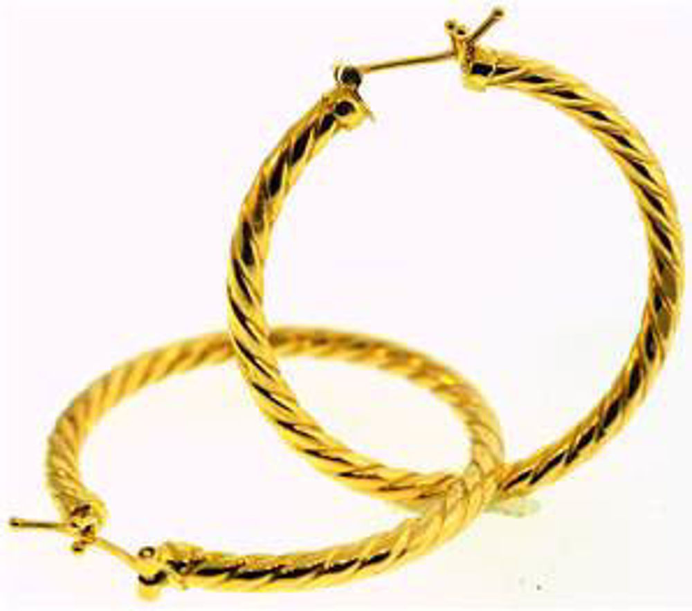 Picture of Earrings 18kt-3.0 DWT, 4.7 Grams