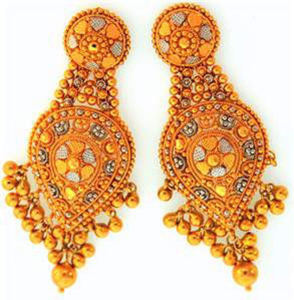 Picture of Earrings 22kt-9.9 DWT, 15.4 Grams